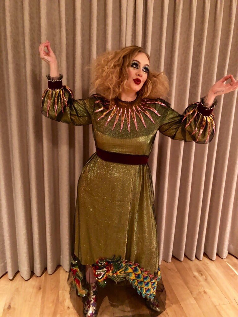 Adele as Hocus Pocus character for Halloween. Pic: Twitter @adele