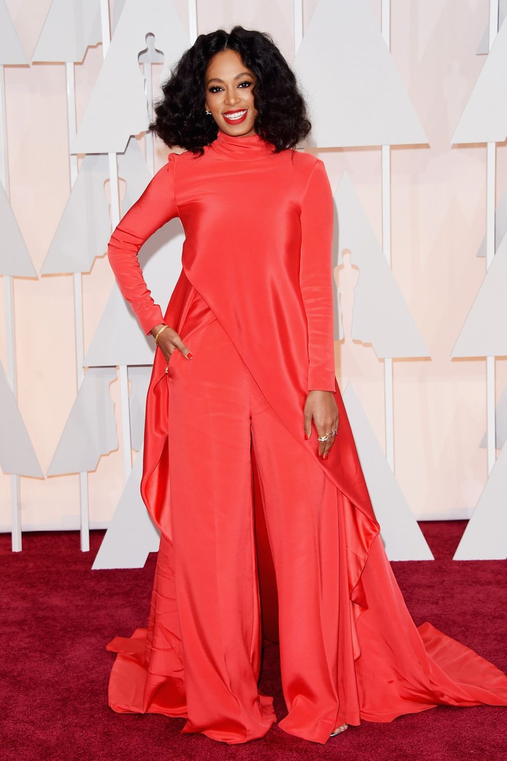Solange Knowles wearing Christian Siriano in 2015. Photo via Getty Images