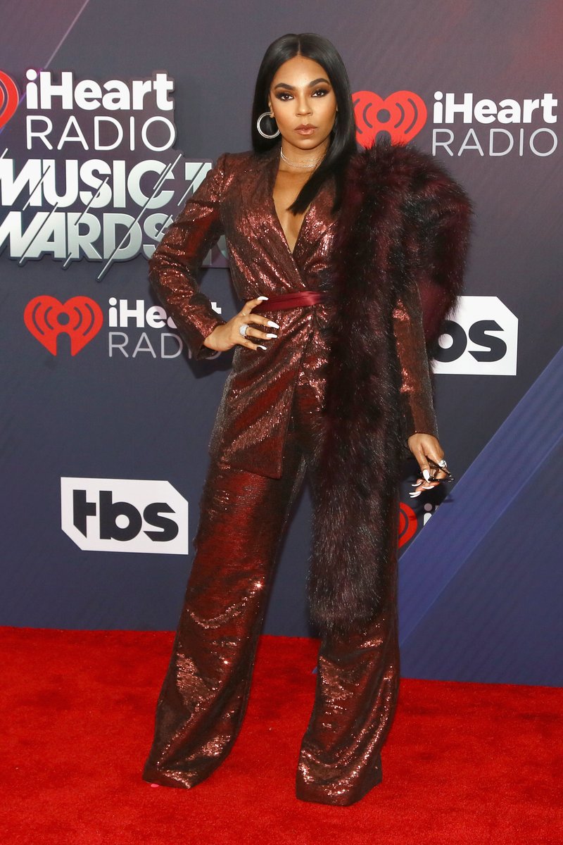 Ashanti at the 2018 iHeartRadio Music Awards. Photo by Gabriel Olsen/WireImage
