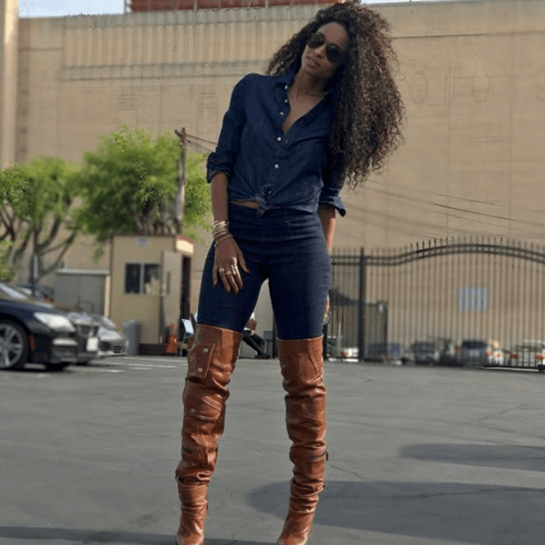 instagram thigh boots