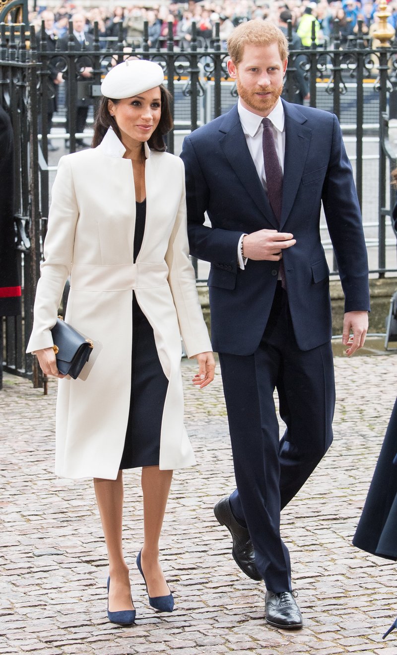 Meghan Markle and Prince Harry on Commonwealth Day. Picture by Samir Hussein/Getty Images
