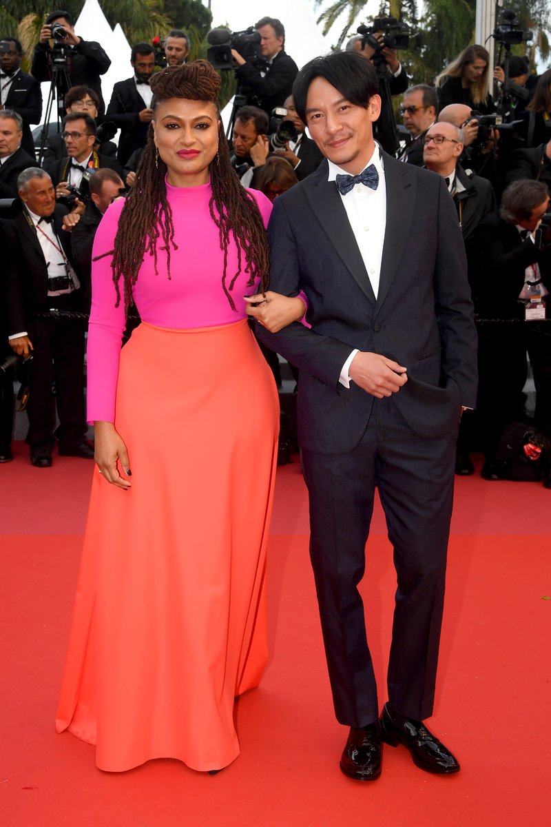 Ava DuVernay and Chang Chen attend a screening of "BlacKkKlansman" during the 71st annual Cannes Film Festival. Photo by Stephane Cardinale - Corbis via Getty Images