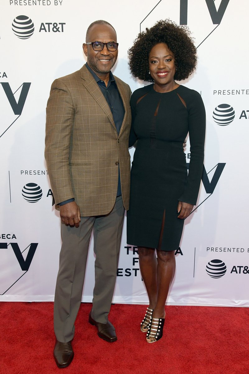 Julius Tennon and Viola Davis attended"The Last Defense" during the Tribeca Film Festival in NYC. Photo by Ben Gabbe/Getty Images for Tribeca Film Festival