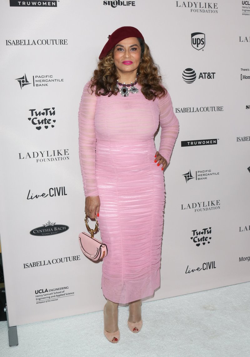 Tina Knowles-Lawson attended the Ladylike Foundation's 2018 Annual Women Of Excellence Scholarship Luncheon in Beverly Hills. Photo by Paul Archuleta/Getty Images