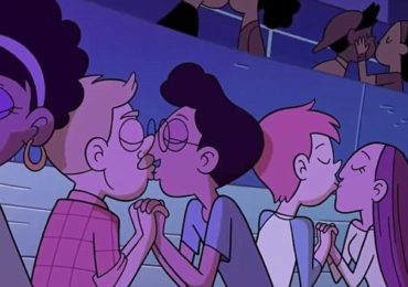 Disney gay kiss cartoon