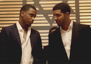 drake and trey songz gif