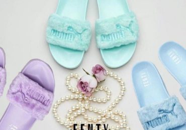 FentyxPuma Fur Slides