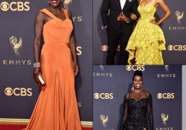 Emmys Red Carpet 2017 Awards Viola Davis Sterling Brown Leslie Jones