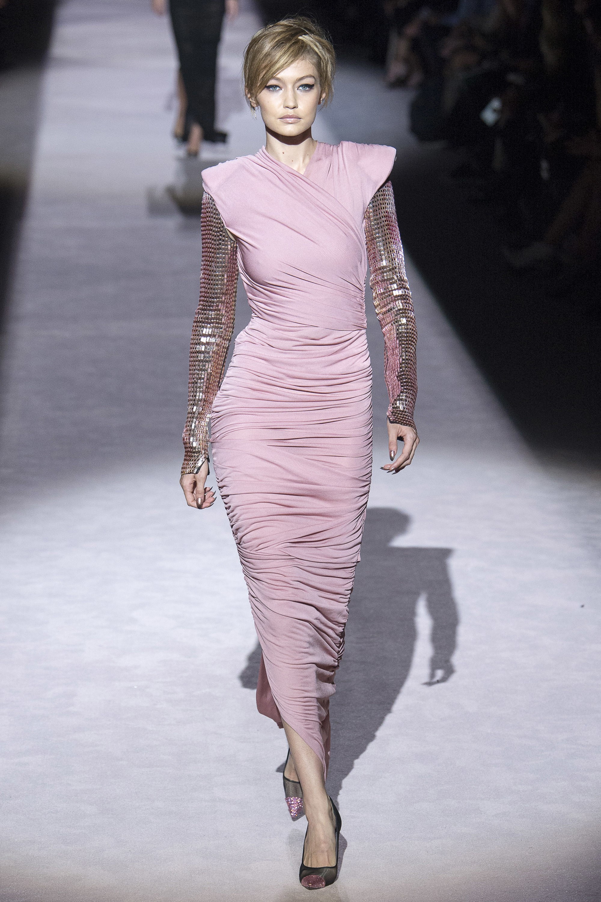 Gigi Hadid SS18 Tom Ford New york fashion week designer model