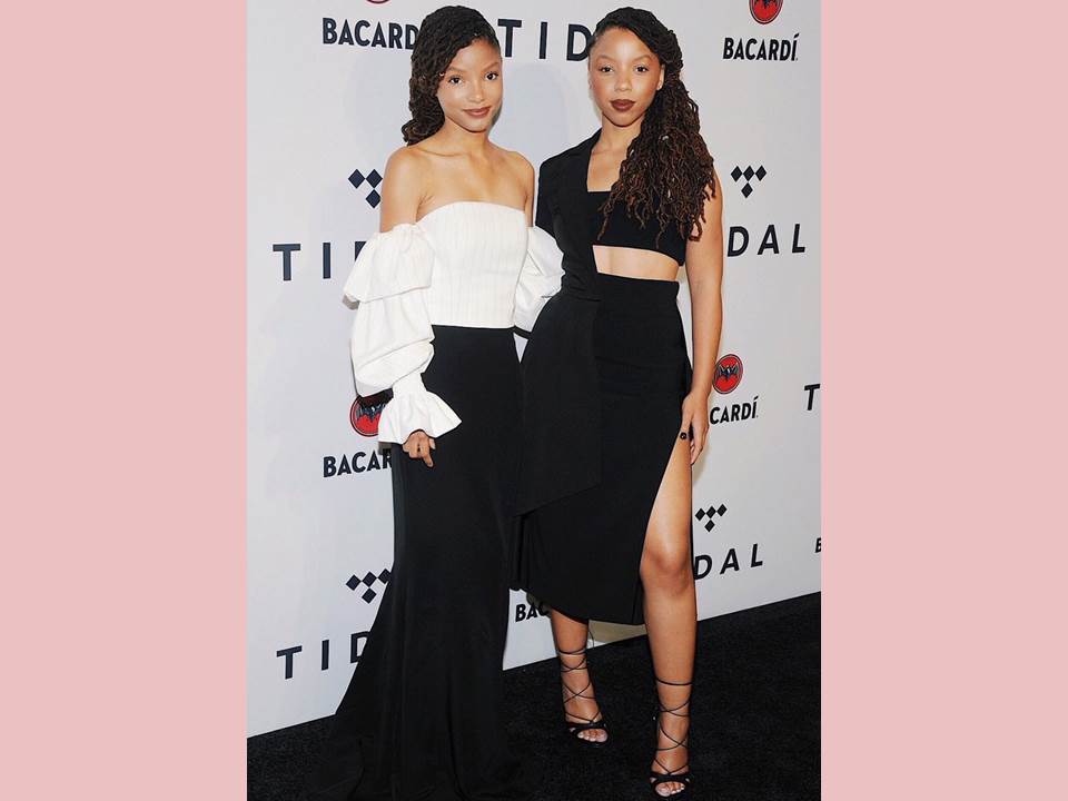 Chloe and Halle Bailey at Tidal X Brooklyn 3rd Annual Benefit Concert. Photo by Evan Agostini,Invision,AP
