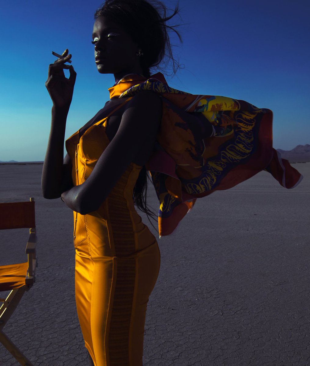 Duckie Thot photographed by Sasha Samsonova