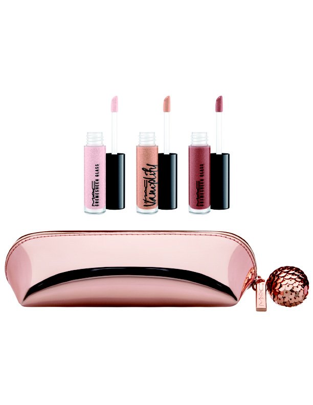 MAC Snow Ball Mini Lipgloss Kit in Nude ($30)