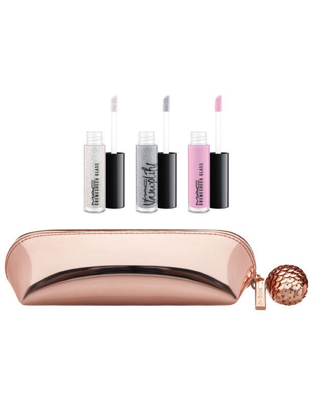 MAC Snow Ball Mini Lipgloss Kit in Pink ($30)