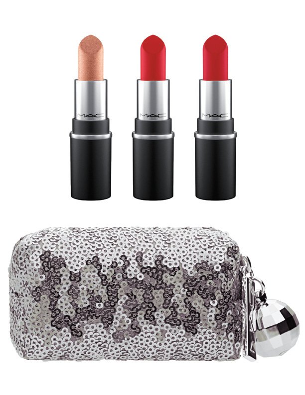 MAC Snow Ball Mini Lipstick Kit in Warm ($30)