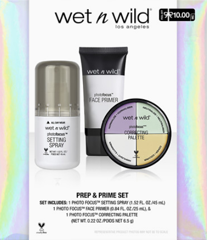 Wet n Wild Prep & Prime Set $10