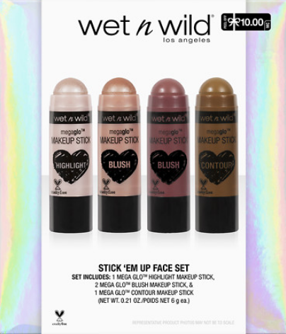 Wet n Wild Stick'Em Up Face Set $10