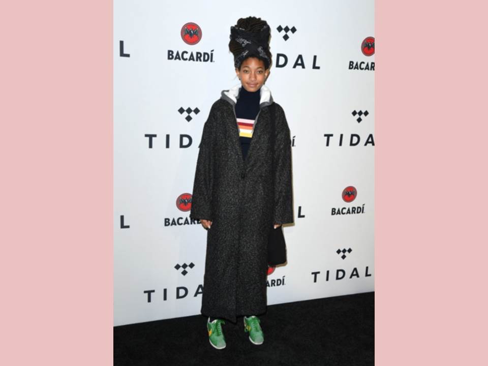Willow Smith at the Tidal X Brooklyn 3rd Annual Benefit Concert. Photo by ANGELA WEISS,AFP,Getty