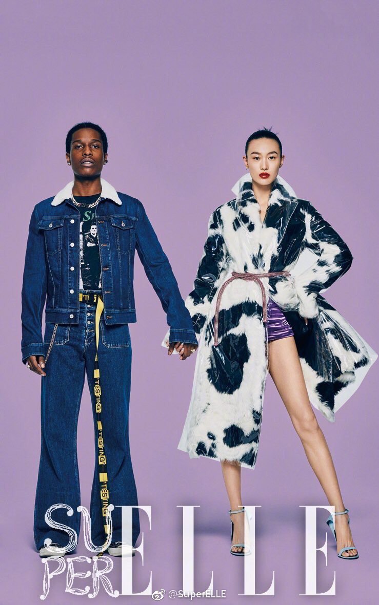 A$AP Rocky and Shu Pei Qin for Super Elle China, Winter 2017