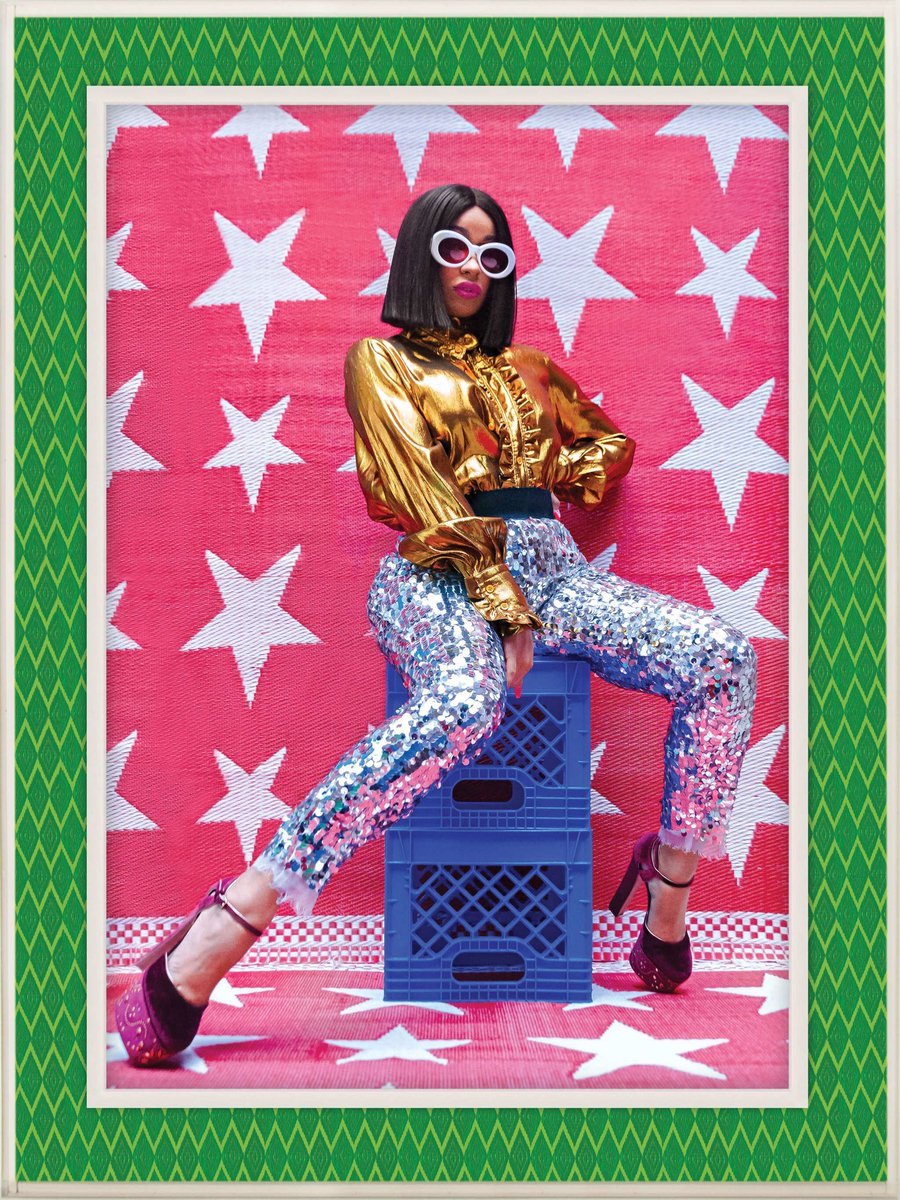 Cardi B for New York Magazine photographed by Hassan Hajjaj