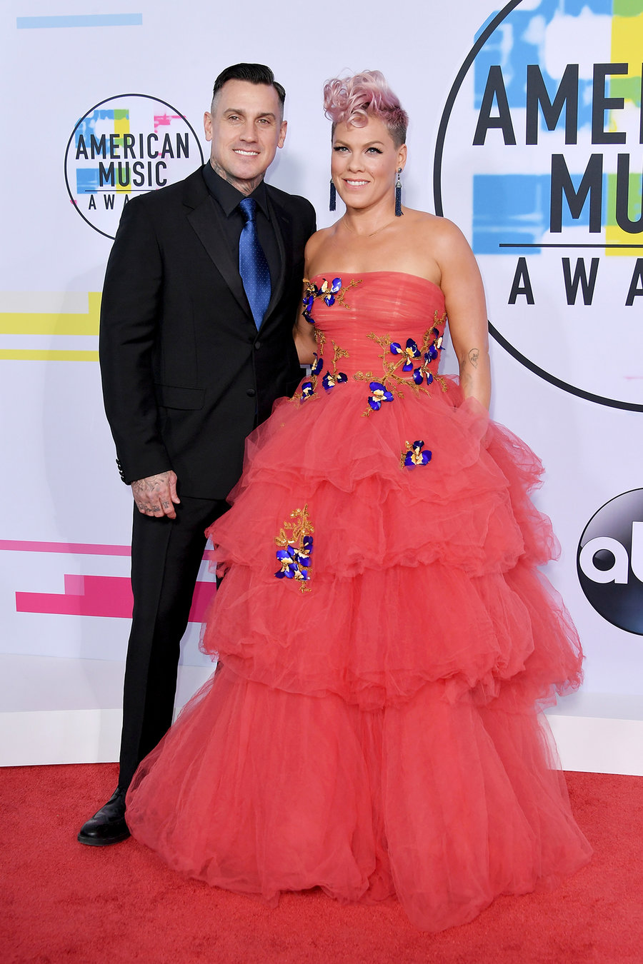 Carey Hart and P!nk. Picture by Neilson Barnard for Getty Images