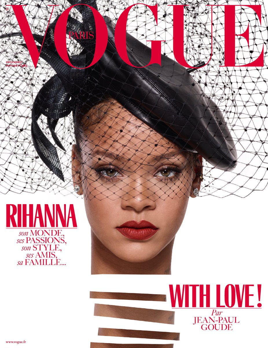 Rihanna on Vogue Paris. Credit: Instagram @badgalriri