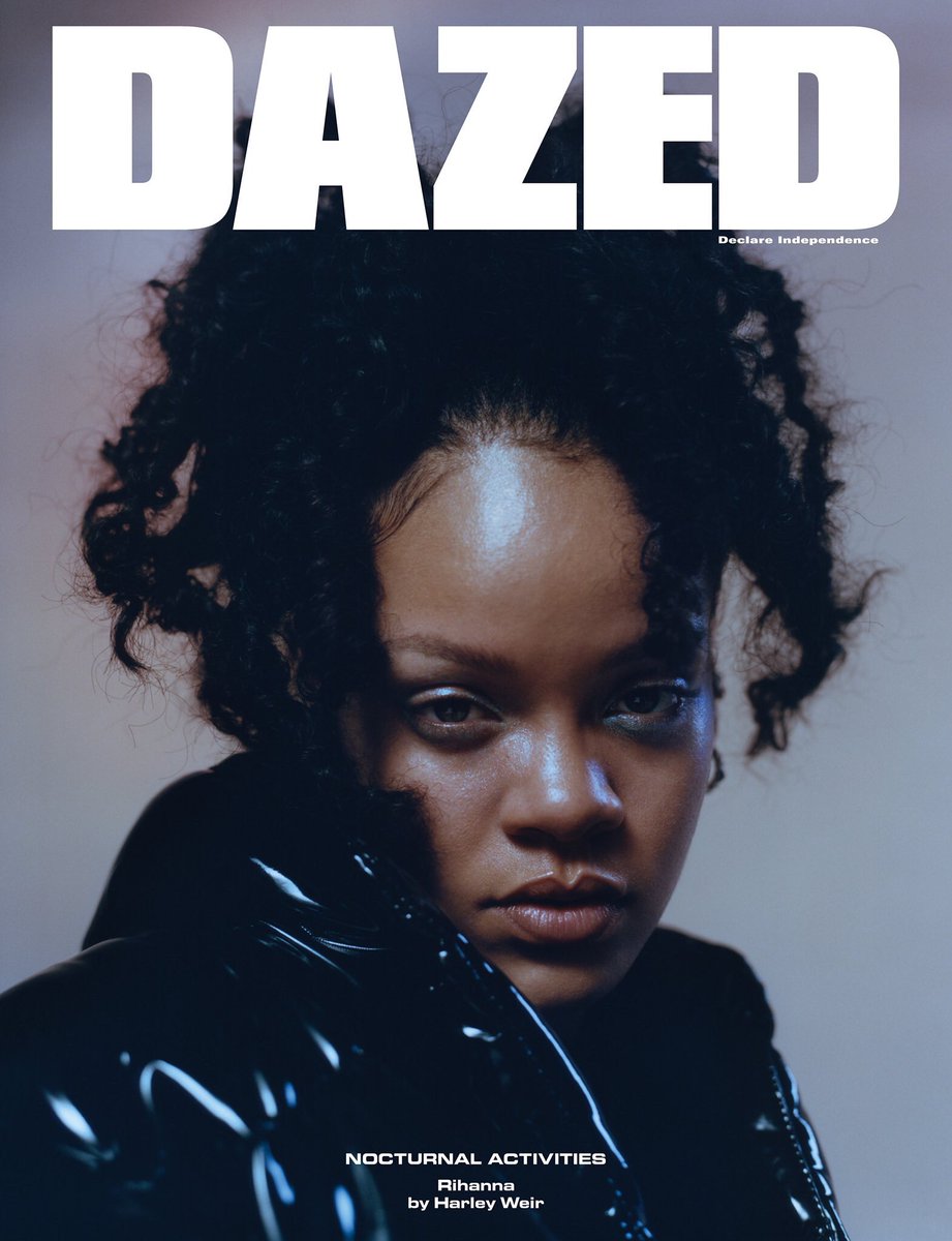 Rihanna on Dazed. Credit: Instagram @badgalriri