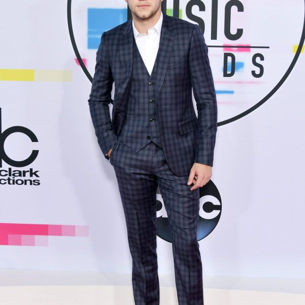 Niall Horan in a Paul Smith suit. Photo by Neilson Barnard for Getty Images