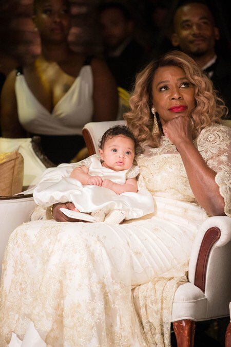 Olympia with her grandma Oracene Price. Photo by Bob Metelus and Erica Rodriguez