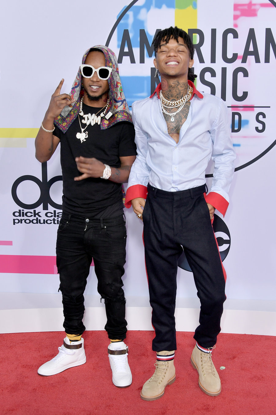 Slim Jimmy and Swae Lee of Rae Sremmurd. Photo by Neilson Barnard for Getty Images