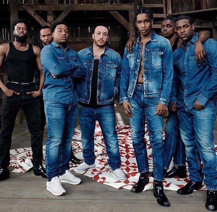 A$AP Rocky and the A$AP Mob for Calvin Klein Jeans campaign by Willy Vanderperre