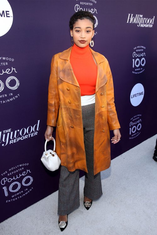 Amandla Stenberg at The Hollywood Reporter’s 2017 Women In Entertainment Breakfast. Photo by Getty Images