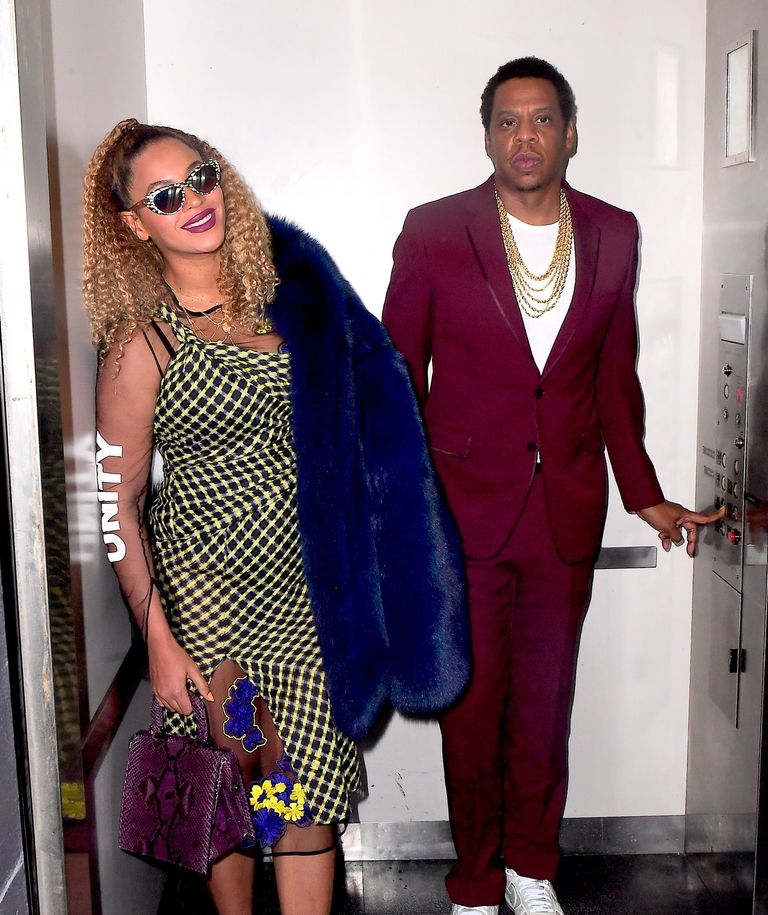 Bey and Jay-Z celebrating his 48th birthday in NYC. Credit: Bey Legion