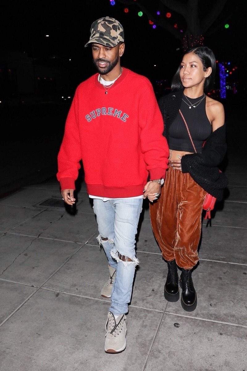 Big Sean and Jhené Aiko out in Beverly Hills