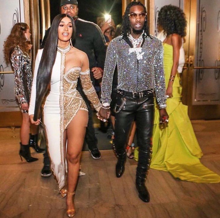 Cardi B and Offset celebrating his birthday. Instagram @iamcardib