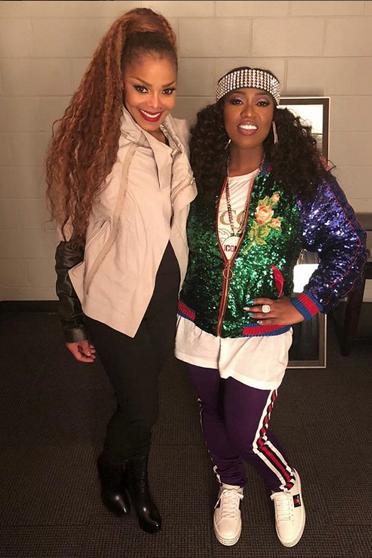 Janet Jackson and Missy Elliot via Instagram @missymisdemeanorelliott