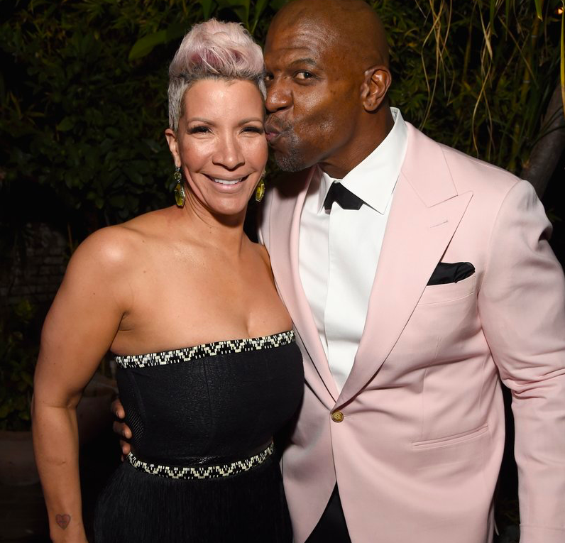 Terry and Rebecca Crews at GQ Men of the Year Party in LA. Picture by Michael Kovac for Getty Images