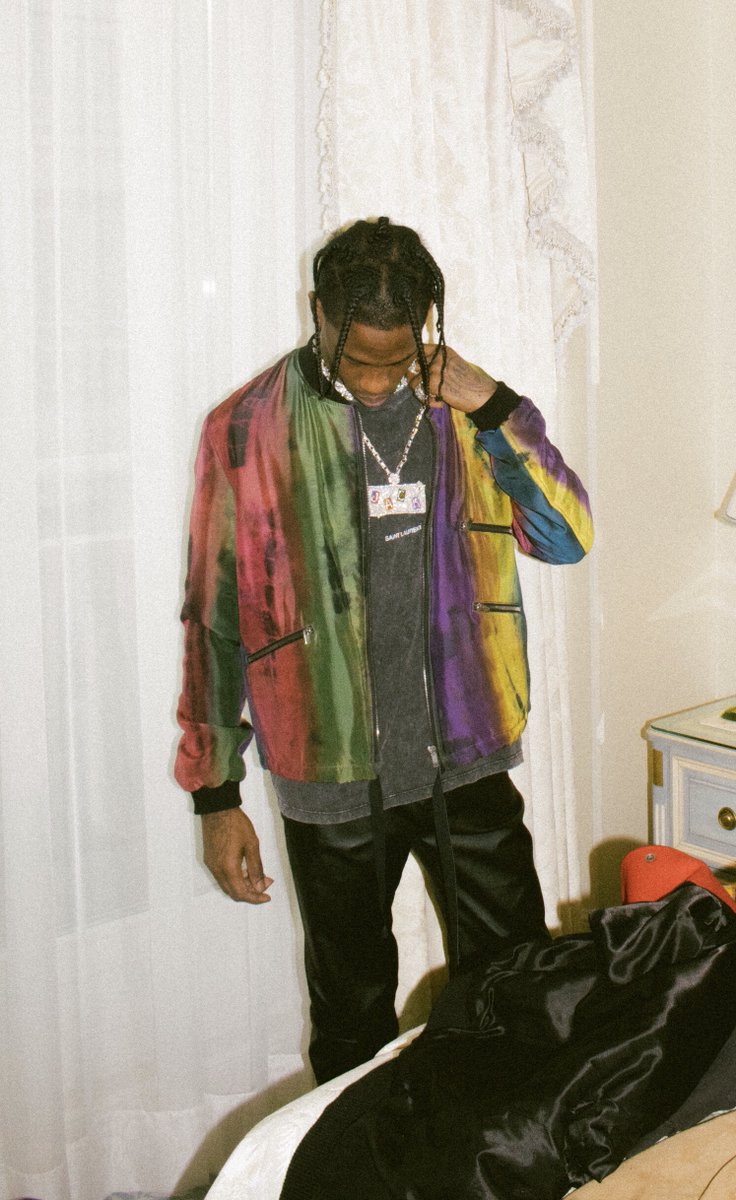 Travis Scott for Saint Laurent at colette photographed by @rayscorruptedxx