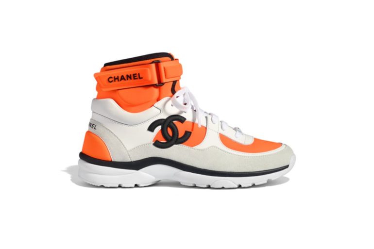 Sneaker Spotlight: Would You Cop the Chanel SS18 Orange Trainers?