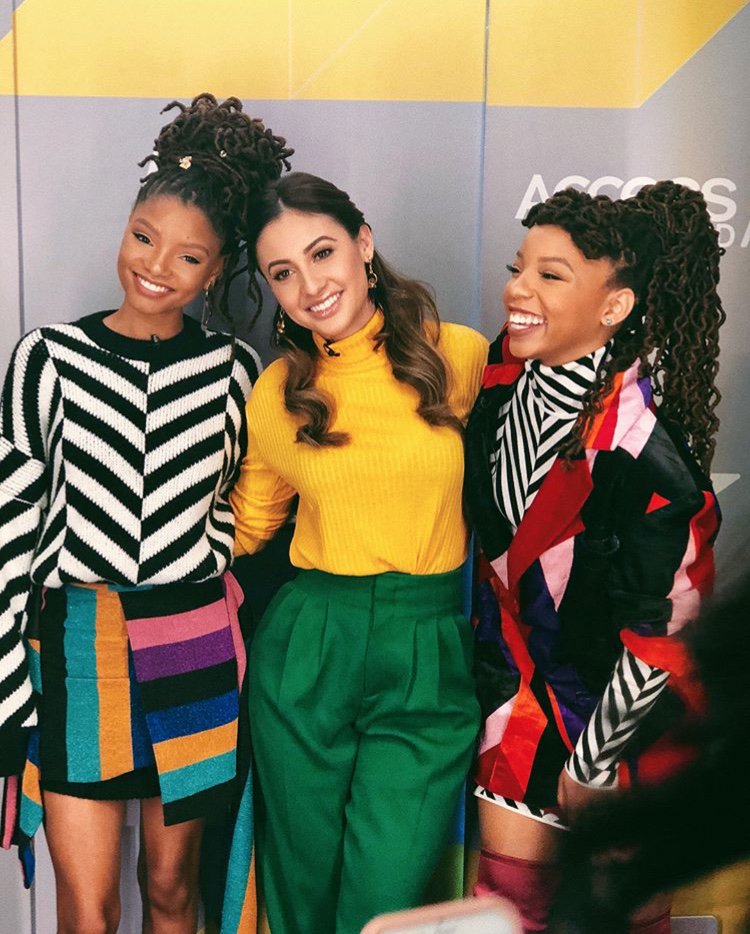 Looks of the Week - Chloe X Halle and Francia Raisa (pictured centre) via Instagram @franciaraisa Chloe X Halle and Francia Raisa (pictured centre) via Instagram @franciaraisa