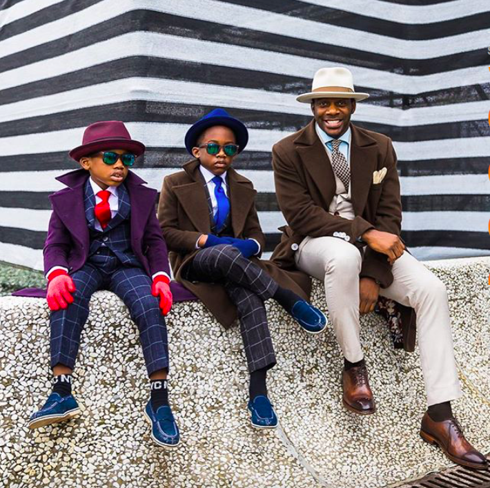 Looks of the Week - Designer Daniel Mofor and his sons #pittiuomo. Photo by Acielle @styledumonde (Instagram) Designer Daniel Mofor and his sons #pittiuomo. Photo by Acielle @styledumonde (Instagram)