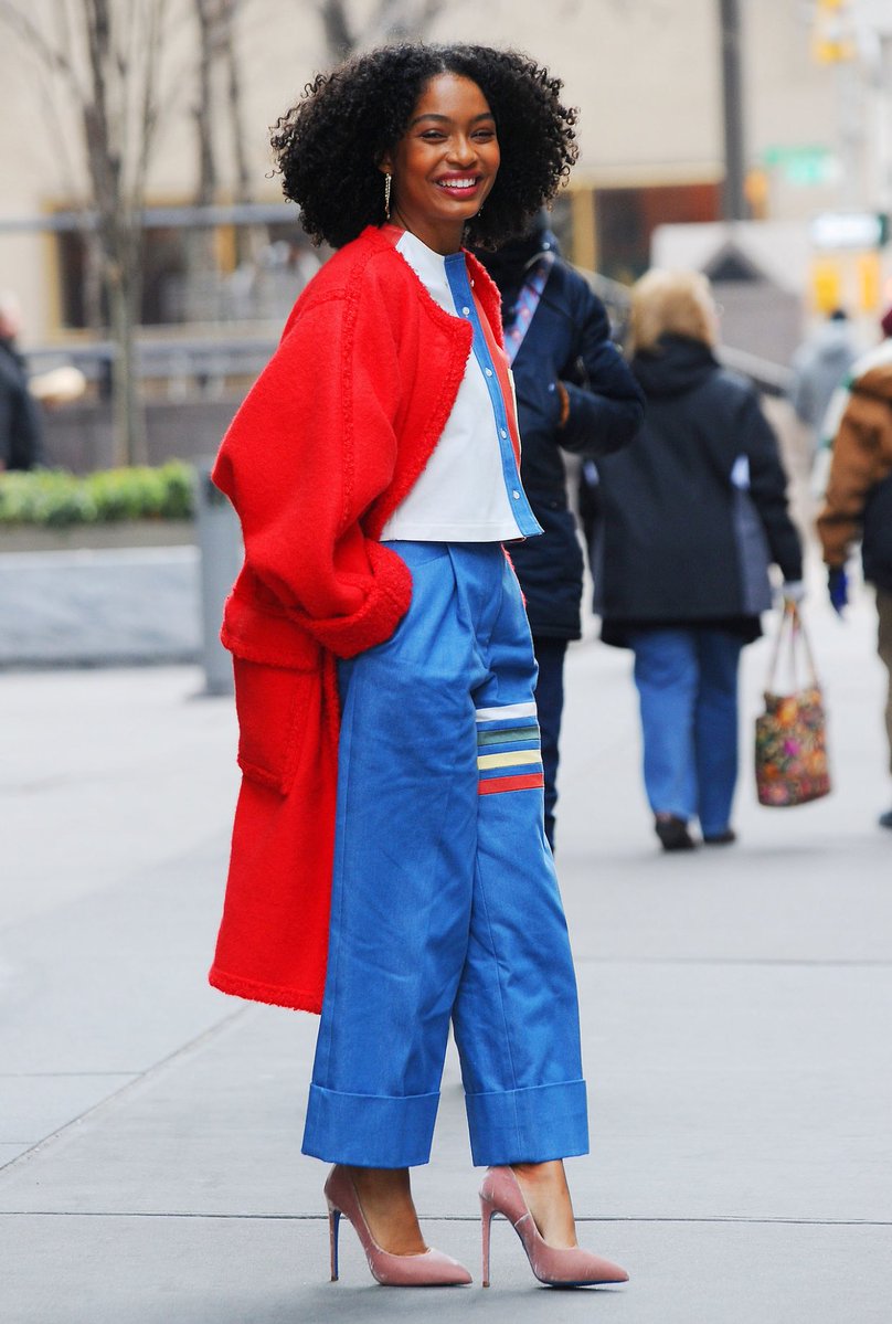 Looks of the Week - Yara Shahidi in NYC via Twitter @YaraShahidi Yara Shahidi in NYC via Twitter @YaraShahidi