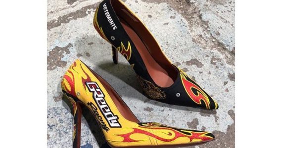 Vetements' New "FW19 Racing Shoes" Stiletto Heels are FIRE