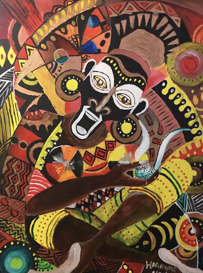 MEFeature Kenyan Artist Waraguru Waithira Paints Stories of African