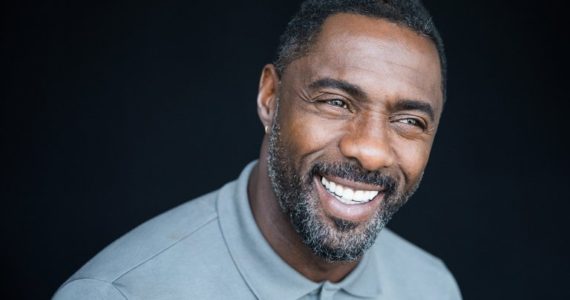 Idris Elba smiling