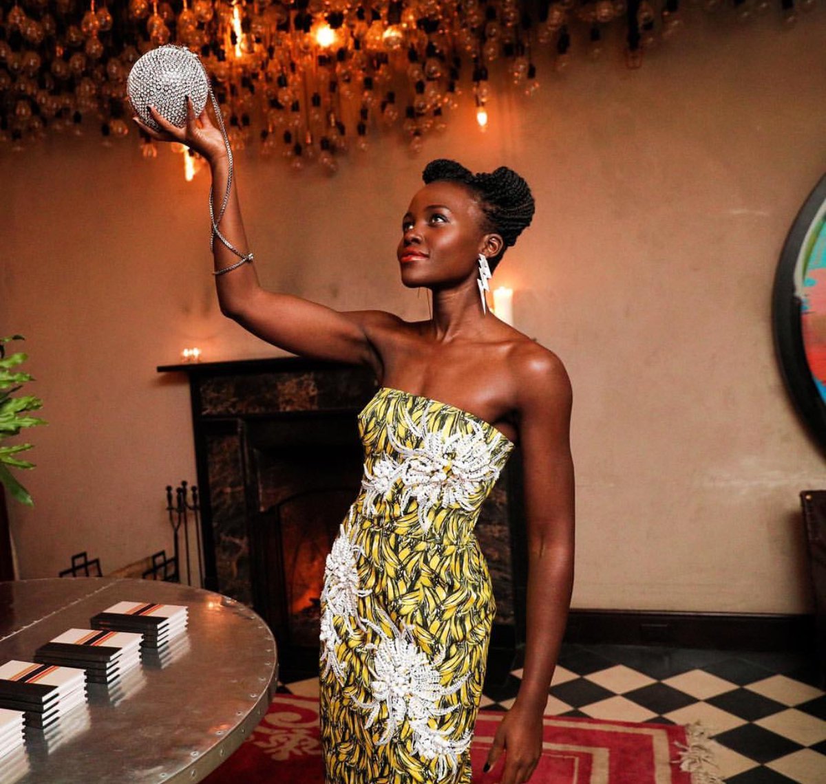 Lupita Nyong’o at Micaela Erlanger’s ‘How to Accessorize’ book launch via Instagram @lupitanyongo - Looks of the Week- April 7th Lupita Nyong’o at Micaela Erlanger’s ‘How to Accessorize’ book launch via Instagram @lupitanyongo