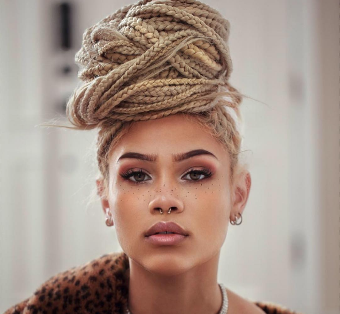 summer braids blonde