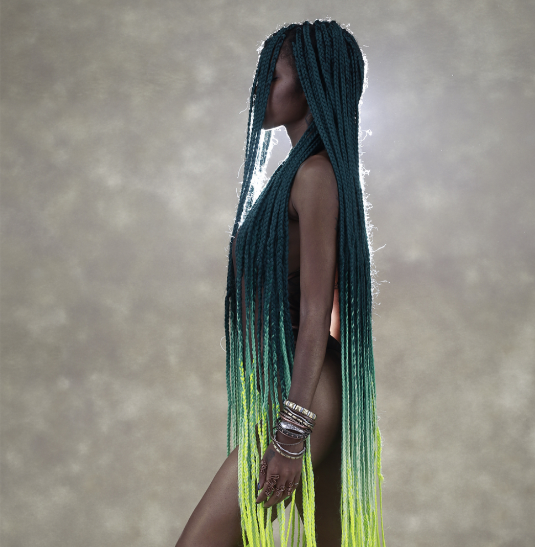 summer braids - ombre