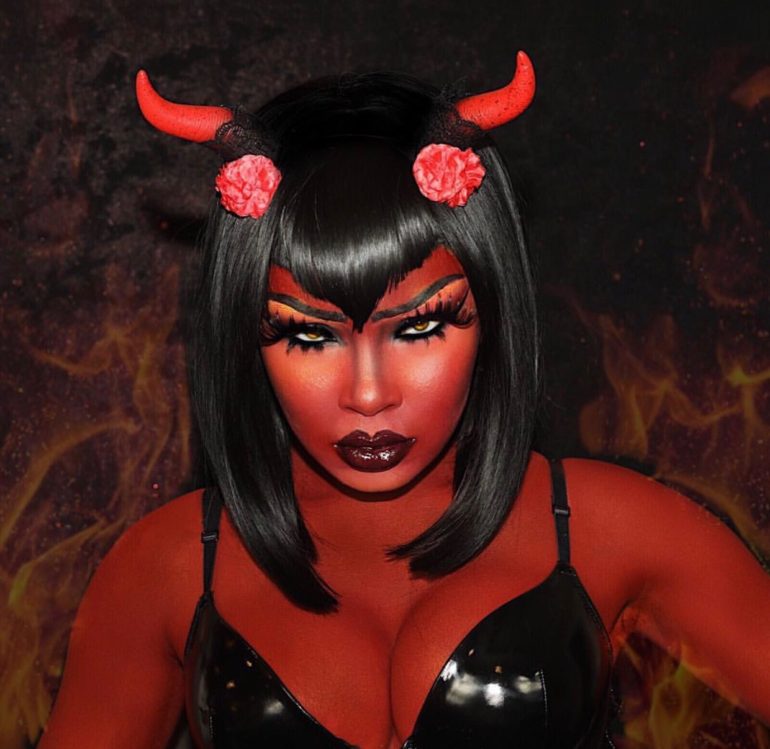 Aaliyah Jay Halloween Makeup