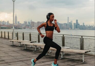 NYC girl Jogging