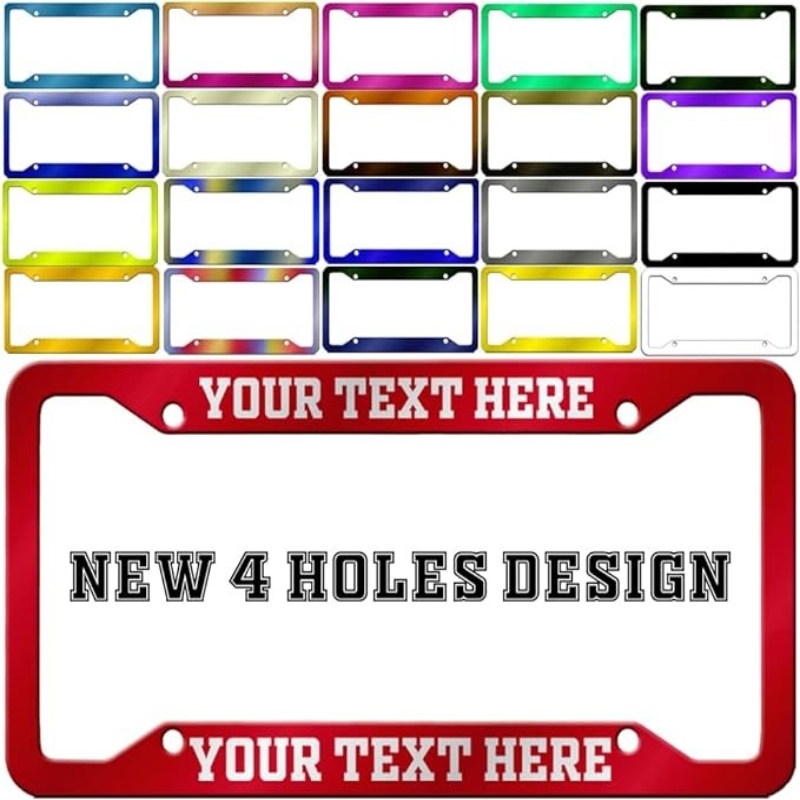 Customized License Plate Frame